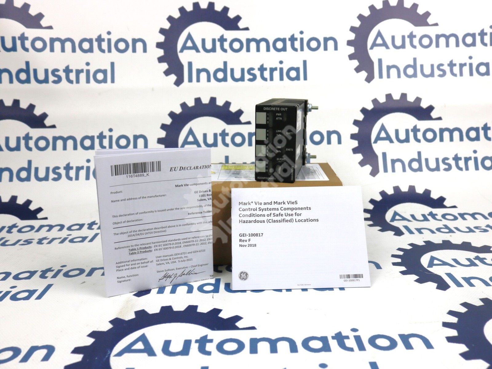 IS220PDOAH1A By General Electric Discrete Output Pack Mark VI IS220