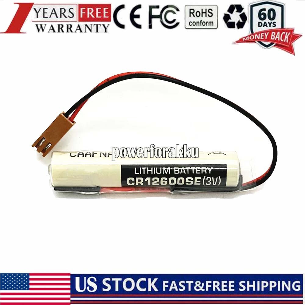 PLC Battery for CR12600 CR12600SE 259A9195-P1 259A9534-P1 3V 1600mAh CR12600SE