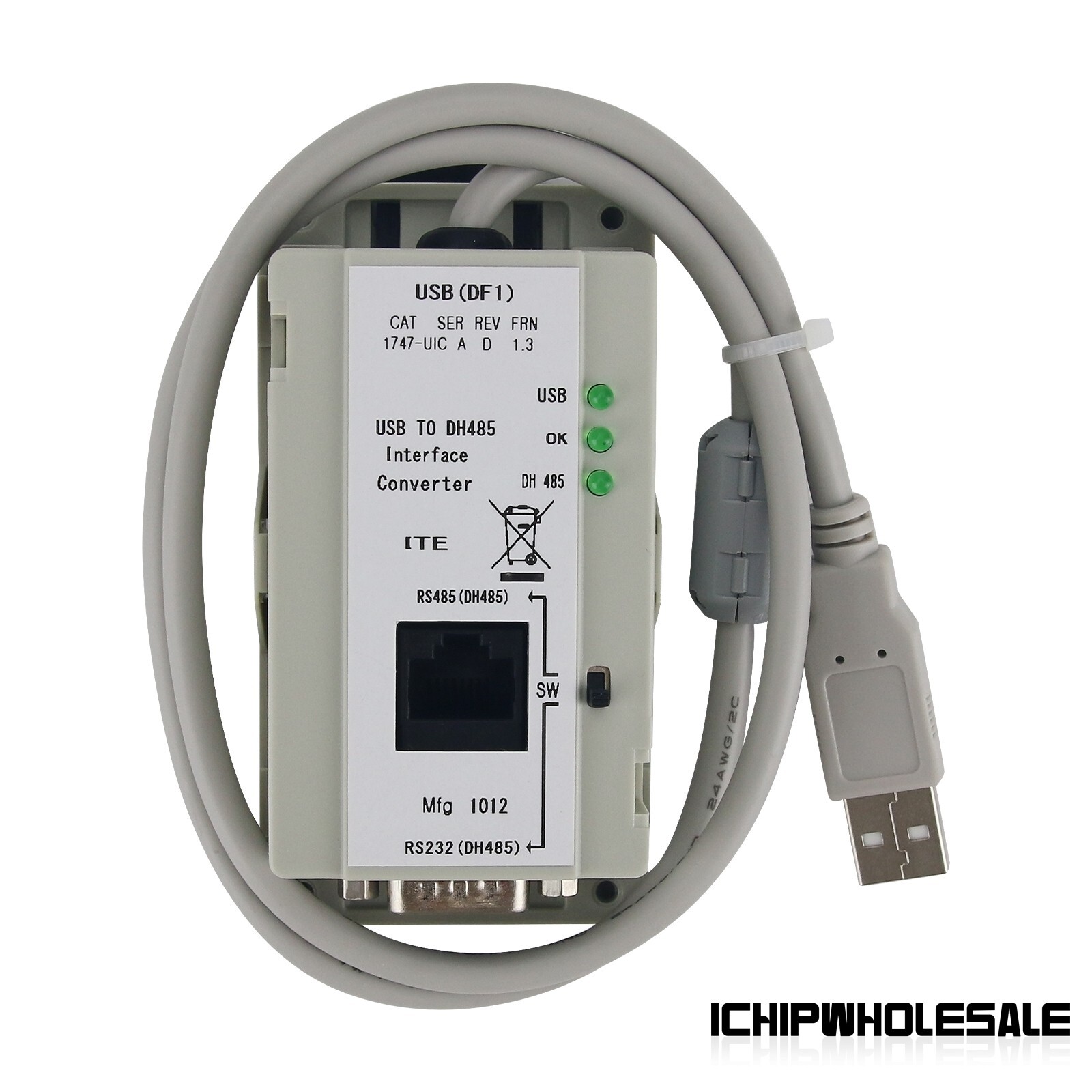 New 1747-UIC USB to DH485 Interface Converter RS-232 RS-485 Ports