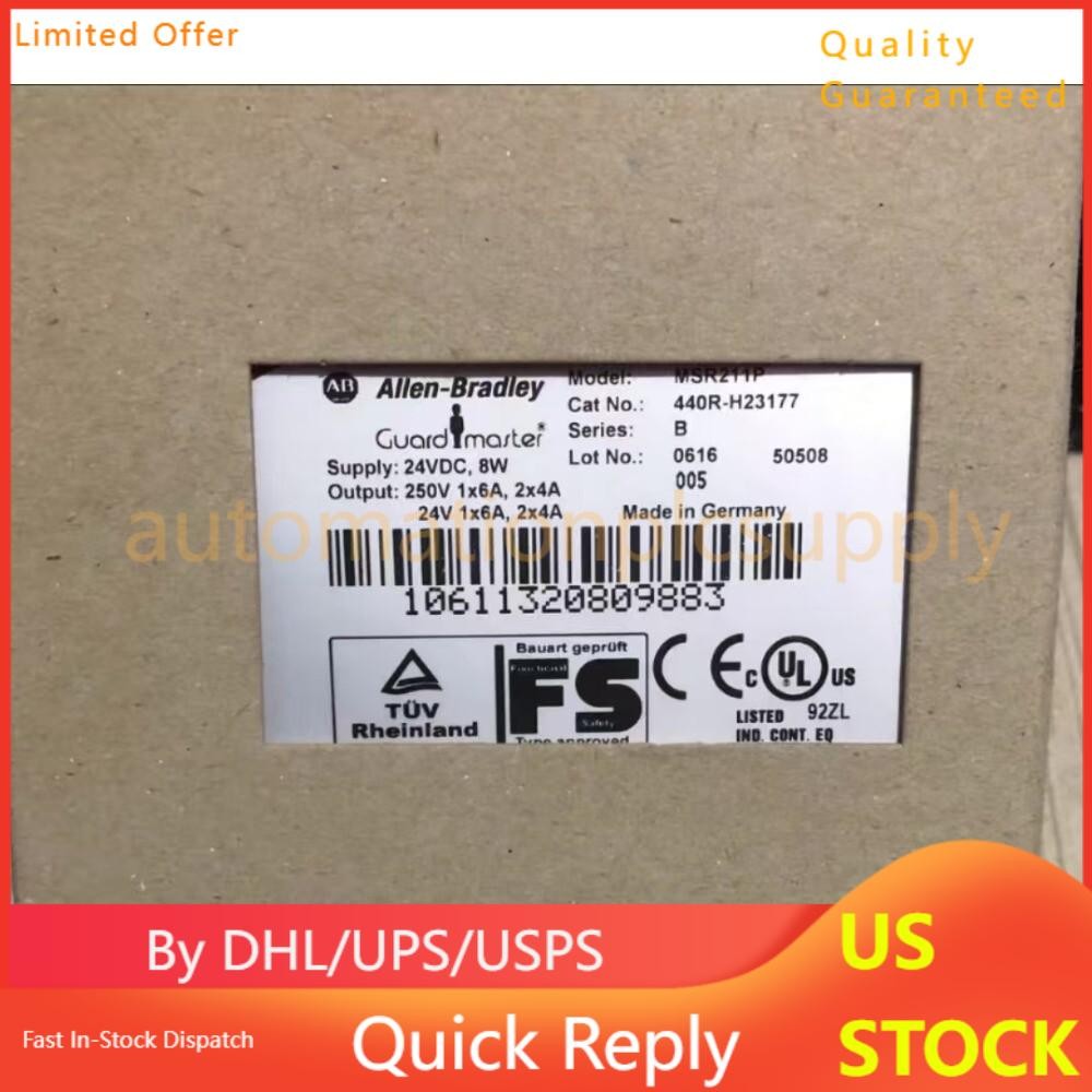 1PC New AB safety relay MSR211P 440R-H23177 24VDC Fast Shipping US Free Tax