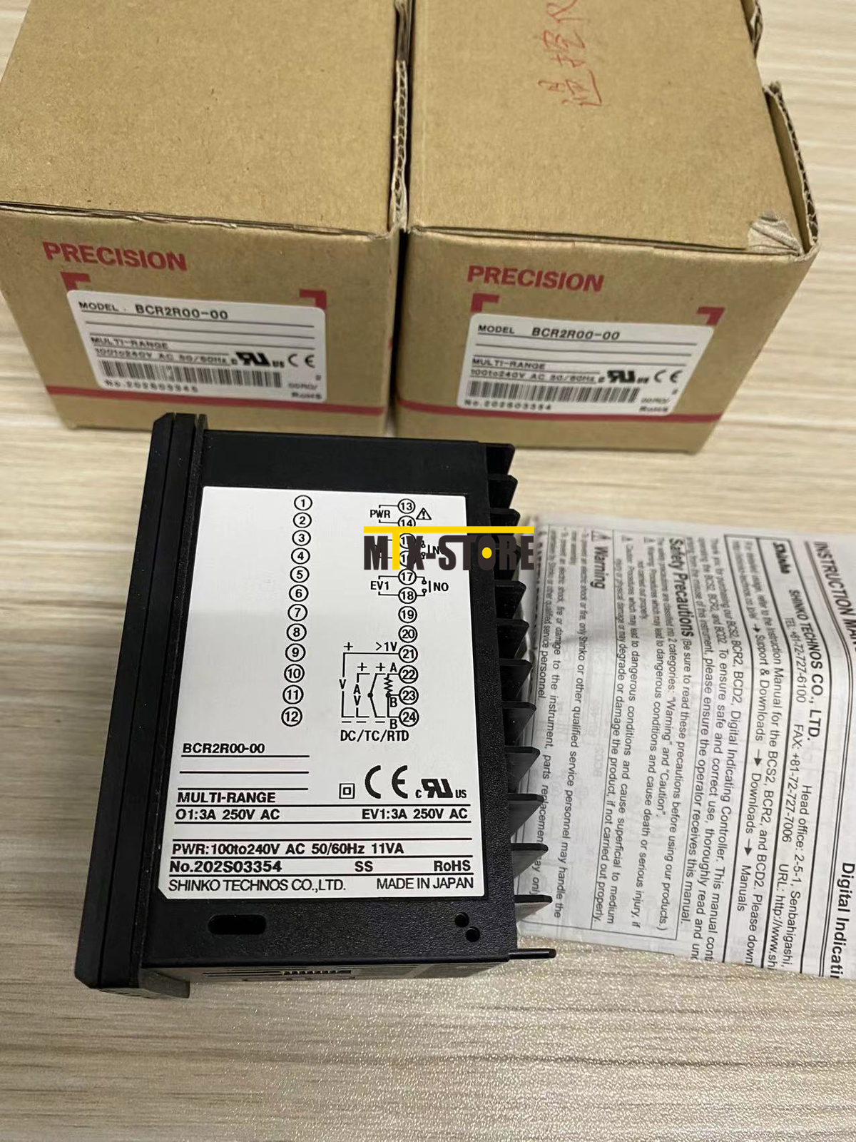 1PC New For SHINKO Temperature Controller BCR2R00-00 replace JCR-33A-R/M