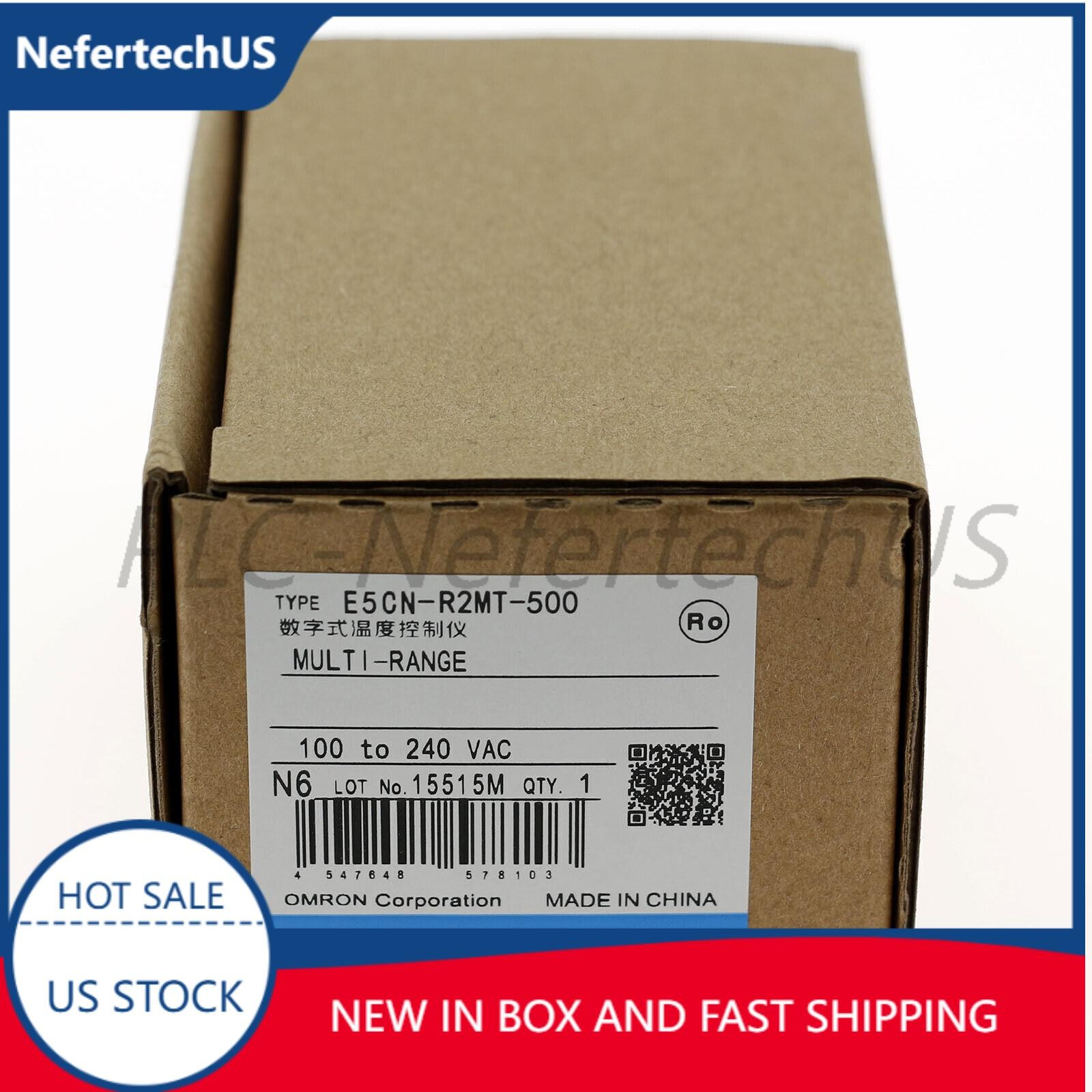 One New In Box OMRON E5CN-R2MT-500 Temperature Controller 100-240VAC US Free TAX