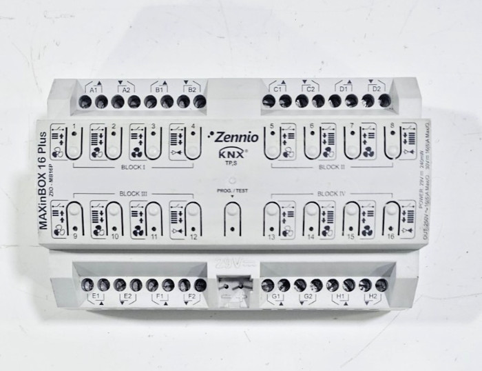 Zennio MAXinBOX16 Plus KNX ZIO-MB16P Multifunction Actuator 29VAC/DC 240mW