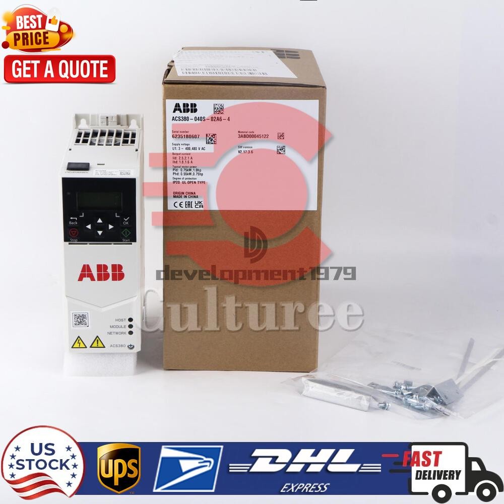 ACS355-03E-44A0-4 ABB Inverter Pn 22kW,12n 44A IP20【New and Sealed】No Keypad