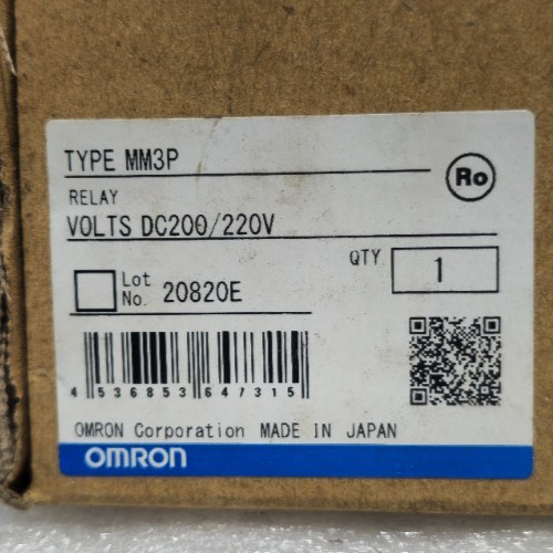 Omron MM3P Power Relay 11-Pin 200/220V DC