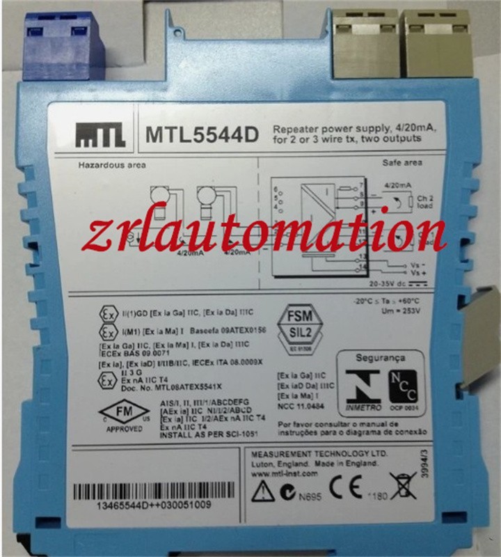 New In Box MTL5544D Safety Barrier MTL5544D MTL