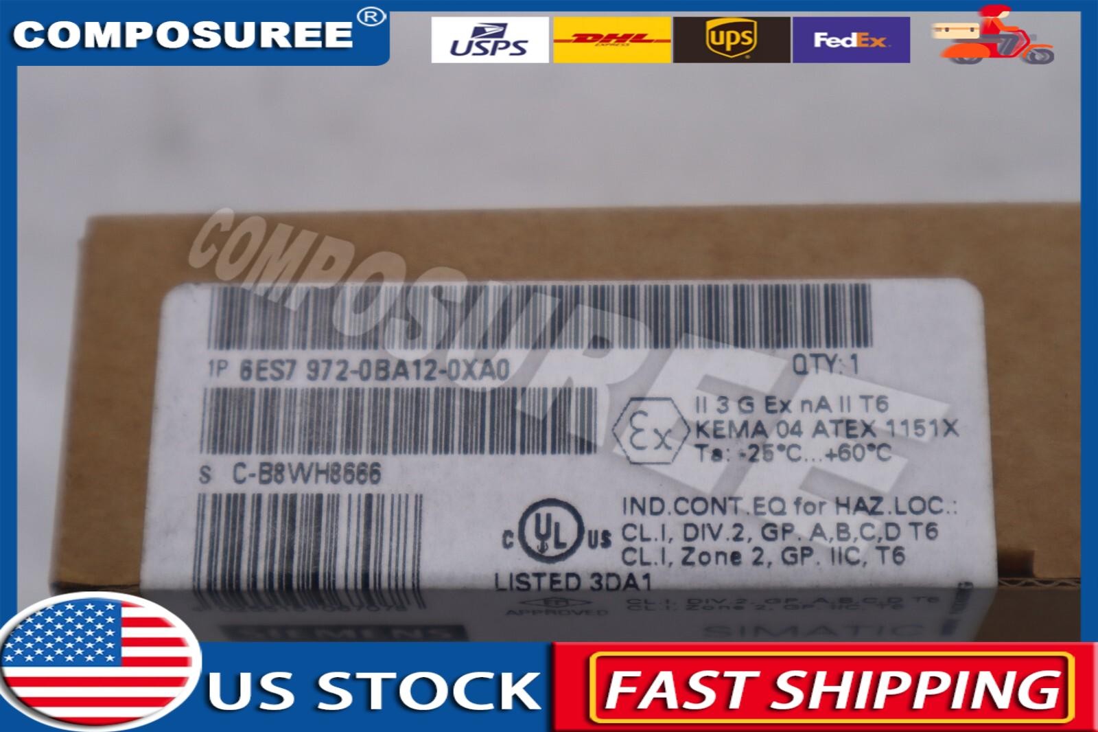 NEW Siemens 6ES7972-0BA12-0XA0 PROFIBUS CONNECTION PLUG SIMATIC DP STOCK B-1494