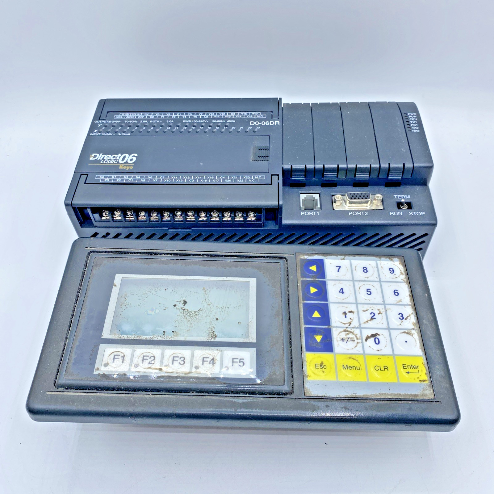 PLC Processor Koyo Direct D0-06DR with Keypad USED Works