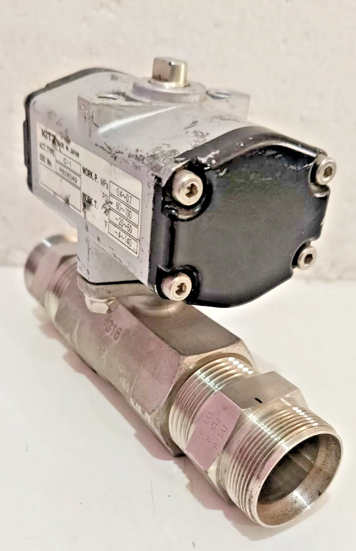 KITZ C-1 Actuator Valve Ball Valve PSI 60-100 MPa 0.4~0.7 (FREE SHIPPING)