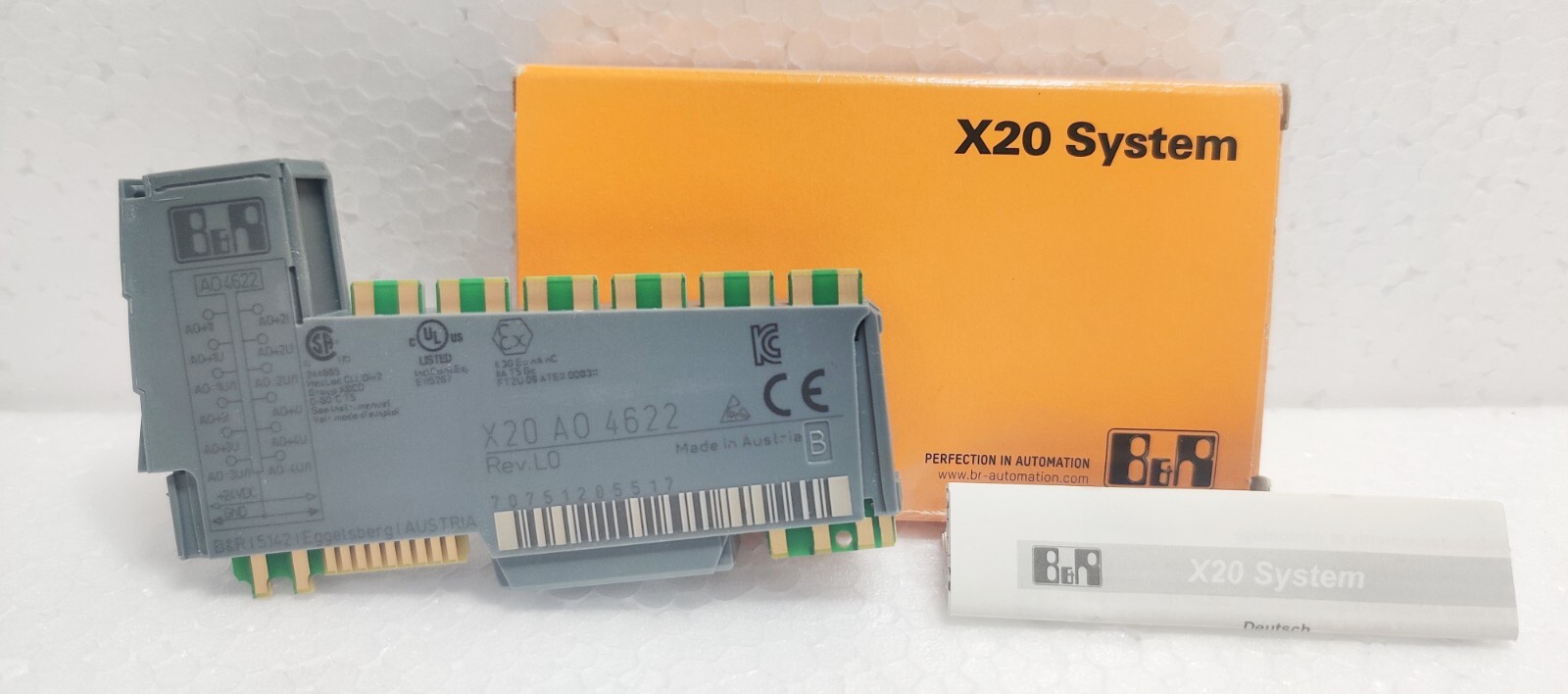 B&R X20AO4622 Rev. LO X20 System Analog Output / B&R X20A04622