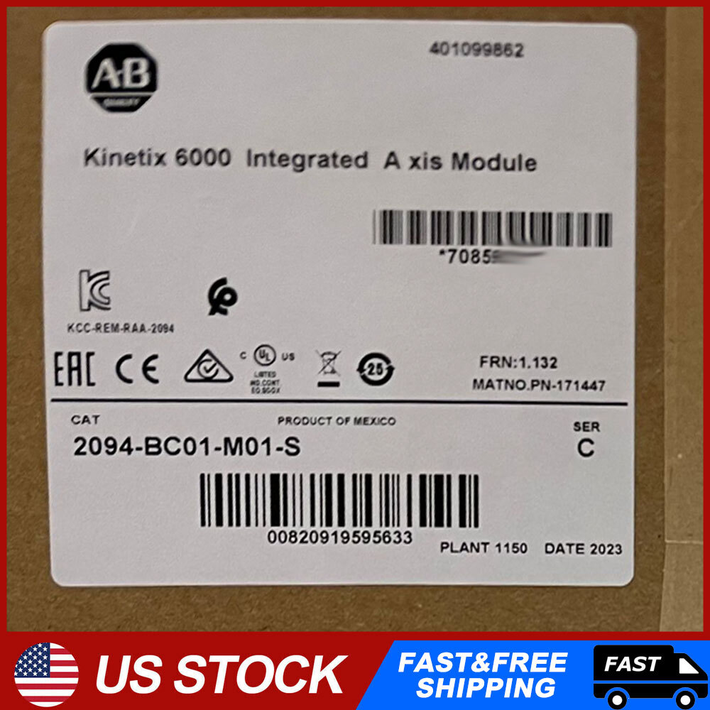 NEW Unopened AB 2094-BC01-M01-S Integrated Axis Module Kinetix 6000