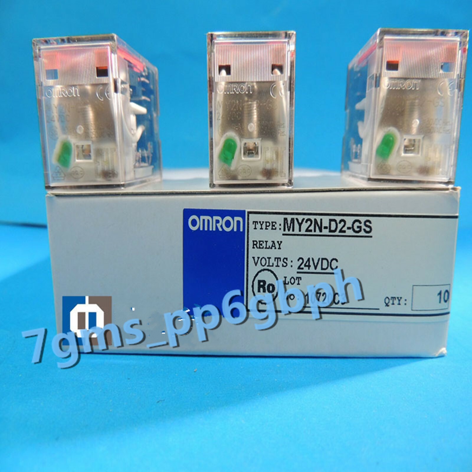 2 PCS NEW Omron MY4N series relay MY4N-D2-GS DC24