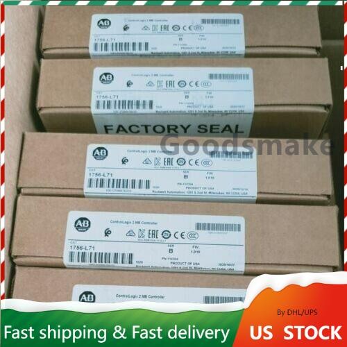 New Sealed 1756-L71 Allen Bradley ControlLogix 2MB Controller PLC 1756L71
