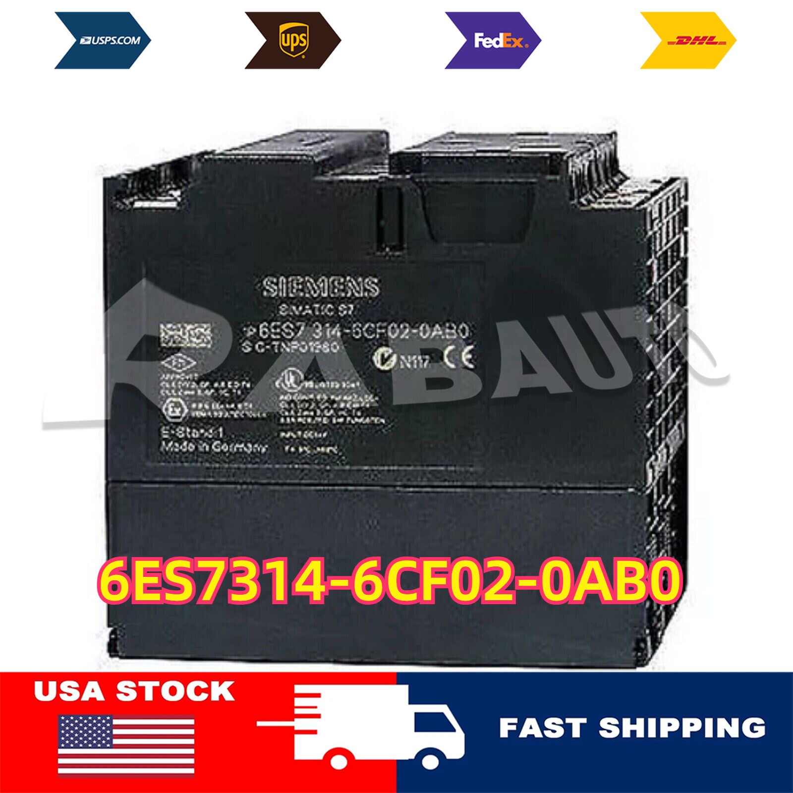 New Siemens 6ES7 314-6CF02-0AB0 6ES7314-6CF02-0AB0 SIMATIC S7-300 CPU 314C-2DP