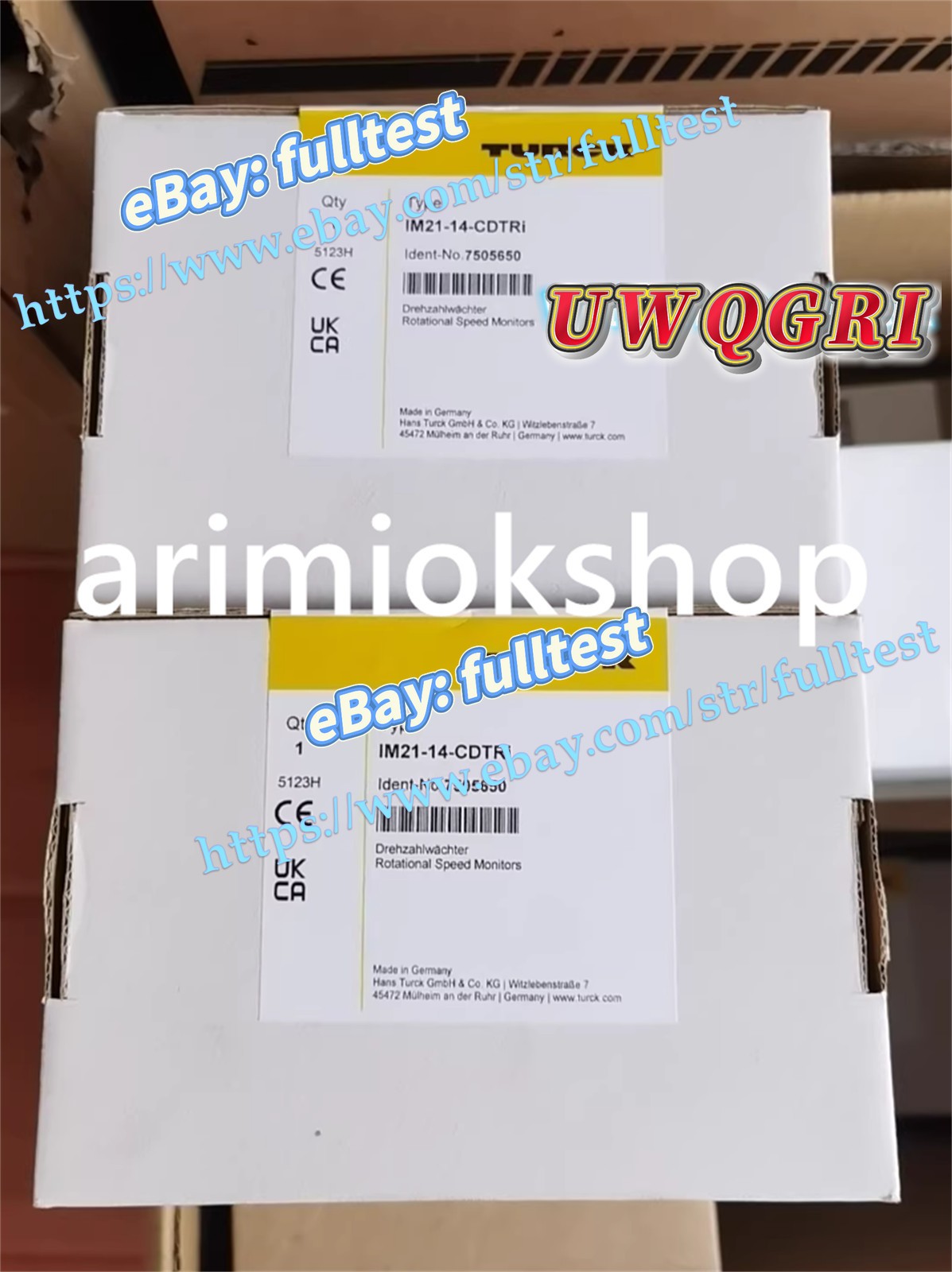 NEW TURCK IM21-14-CDTRI / 7505650 Rotation Speed Monitor