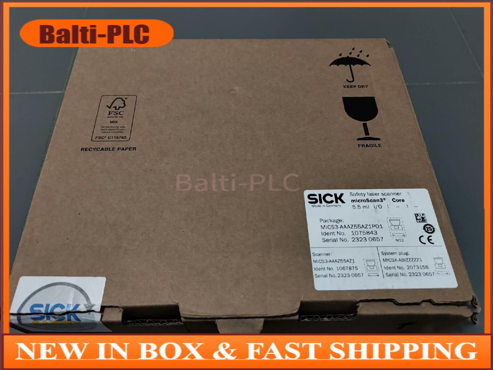 One Sick MICS3-AAAZ55AZ1P01 laser scanner New MICS3AAAZ55AZ1P01