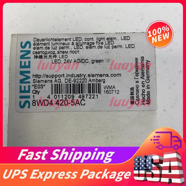 Siemens 8WD4420-5AC Permanent light element LED 24V AC/DC green 8WD44205AC