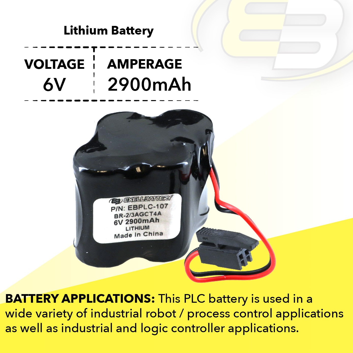 3 Computer Emergency Light Batteries Fits GE