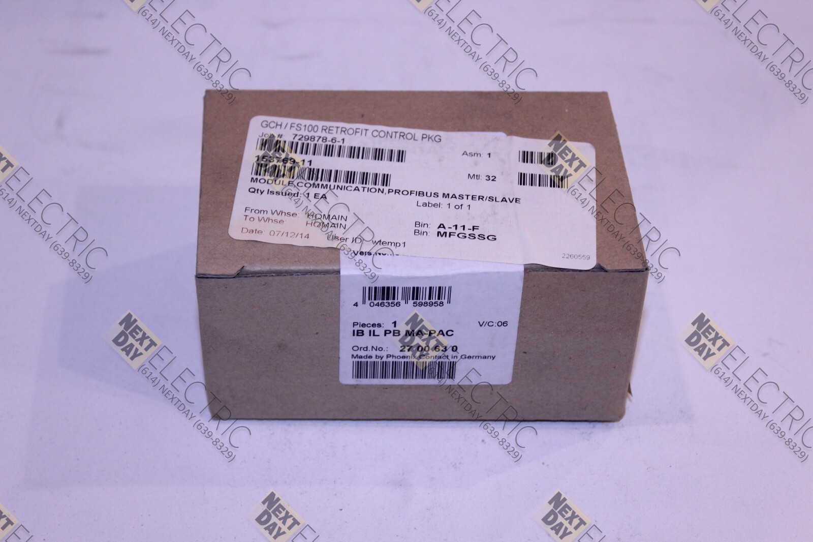 Phoenix Contact, IB IL PB MA-PAC, 27 00 63 0, Communication Profibus Module