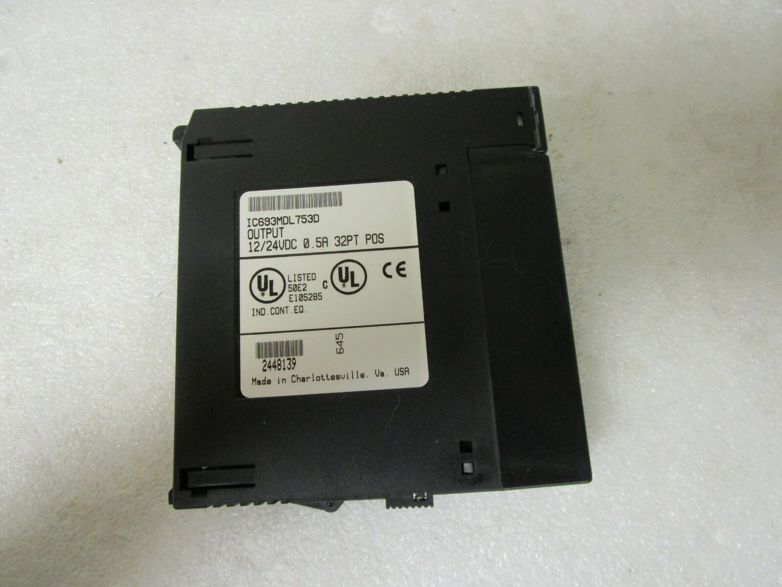 GE FANUC Output POS Logic Module IC693MDL753D 12/24VDC 0.5A 32PT POS
