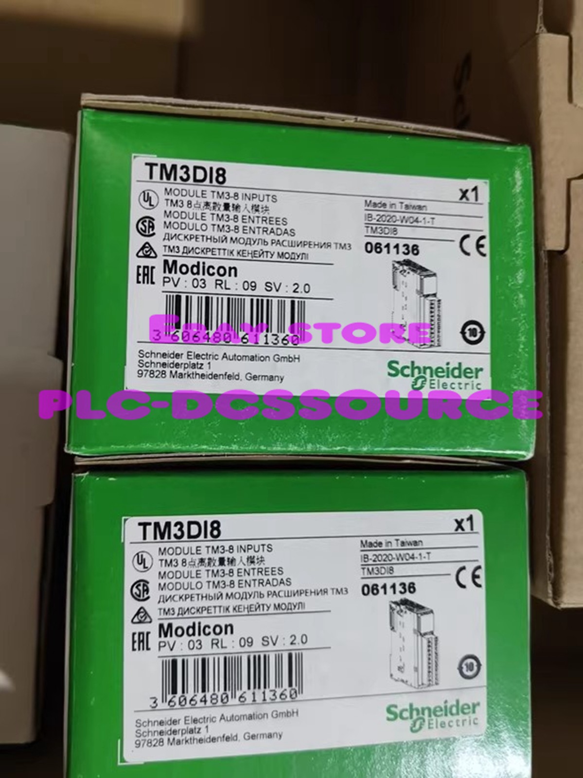 Schneider Modicon TM3DI8 8 Ports Input Module 1x New Via FEDEX/DHL
