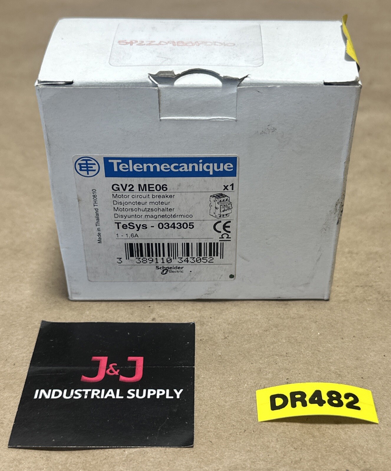 NEW OPEN BOX- Telemacanique GV2 ME06 Motor Circuit Breaker 034305 || WARRANTY!