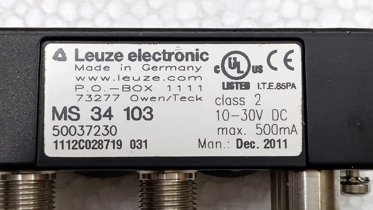 LEUZE ELECTRONIC MS 34 103