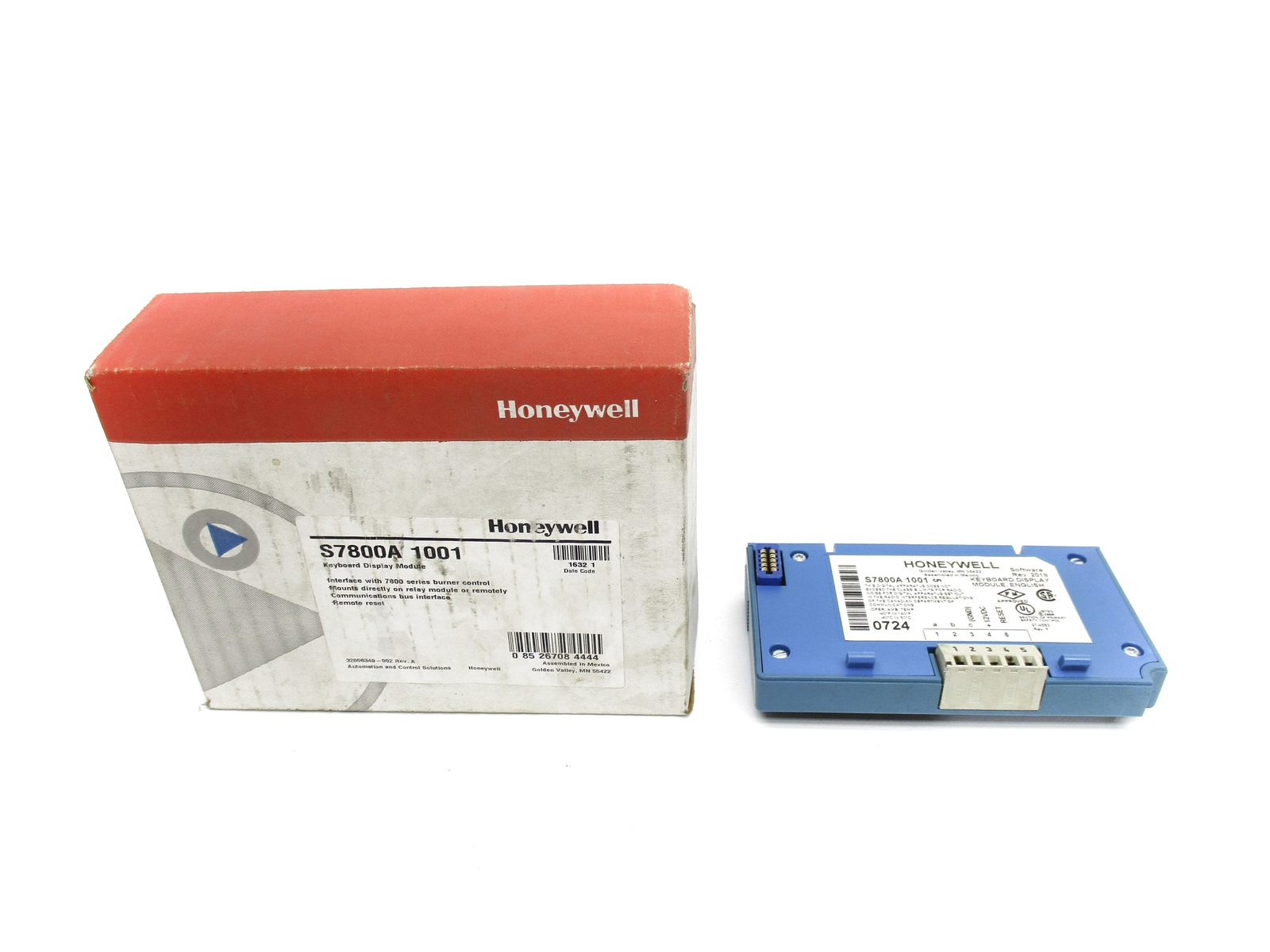 HONEYWELL S7800A 1001 REV. 2018 NSMP