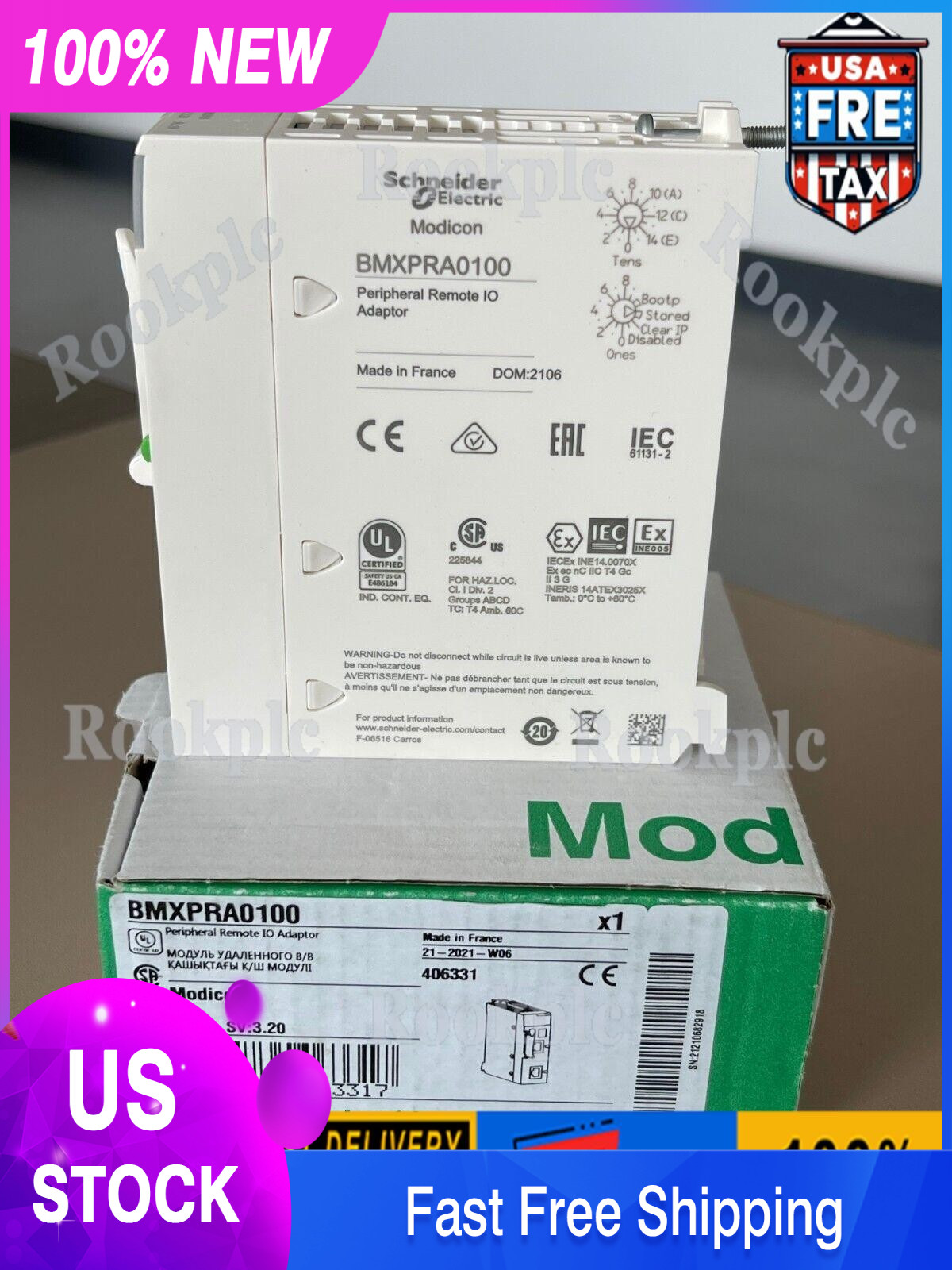In Stock New BMXPRA0100 Peripheral Remote I/O Adapter Module