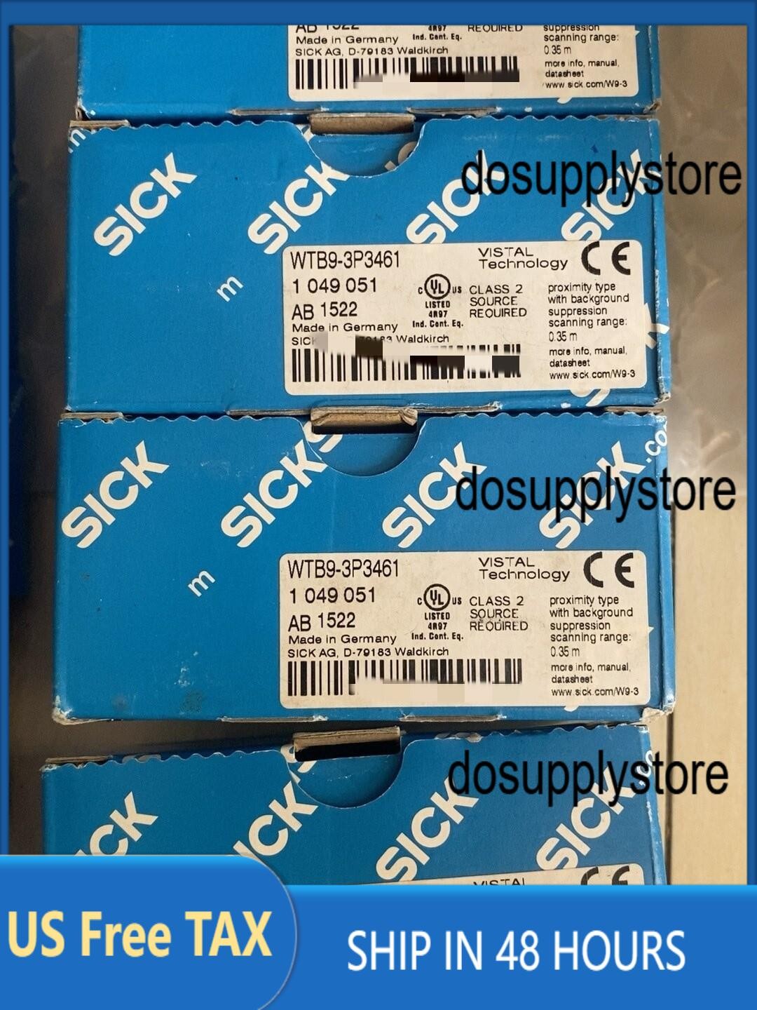 SICK WTB9-3P3461 Photoelectric sensor Brand New air transport