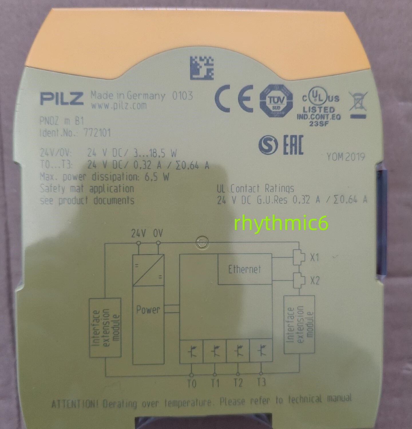 Pilz Brand new 772101 Pilz Safety Relay 772101