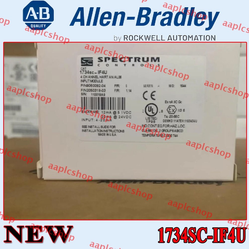 Brand New AB 1734SC-IF4U SER A Spectral Control 4 CH Universal Analysis Input US