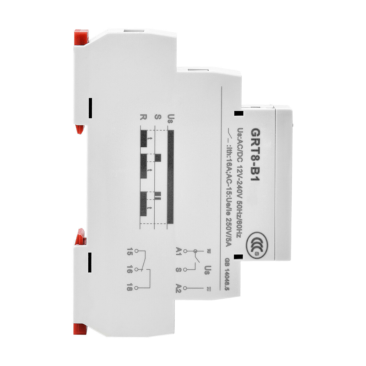 GRT8-B1 Timing Relay Mini Power Off Delay Time Relay Timer Relay AC/DC 12-240V