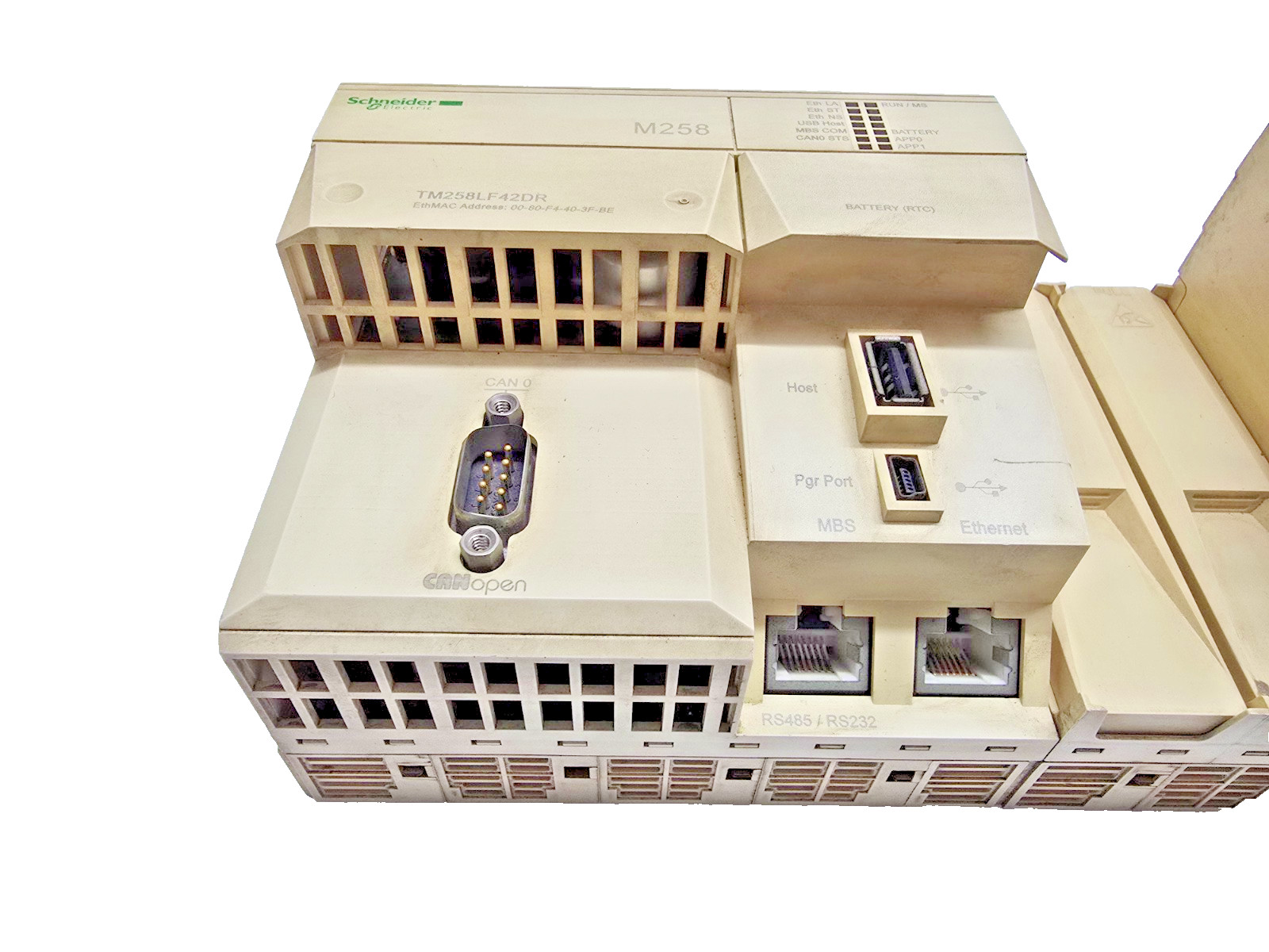 Original Schneider TM258LF42DR PLC module programmable controller (TESTED OK)