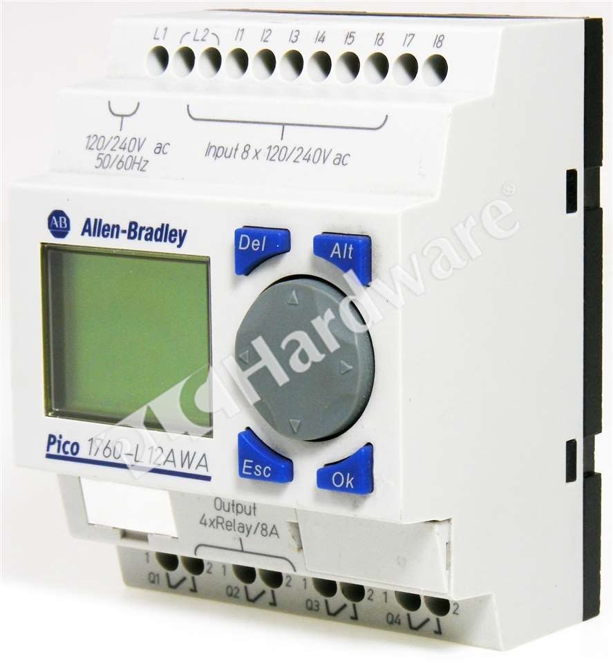 Allen Bradley 1760-L12AWA Ser A Pico 8-Inputs/4-Outputs AC Power Controller