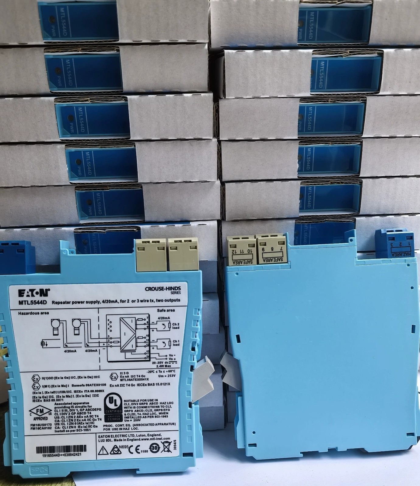 MTL5544D Repeater Power Supply 4/20mA HART Isolating Barrier Fedex Fast Ship