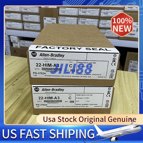 Brand New Allen Bradley 22-HIM-A3 Series C PowerFlex HIM Module Free Shipping