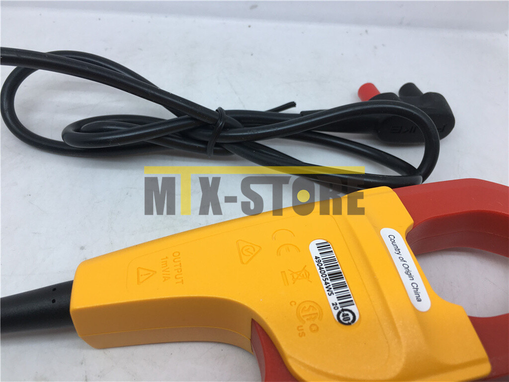 FLUKE I400E 400A AC CURRENT 4mm Banana Plug CLAMP-ON PROBE Use for Multimeter