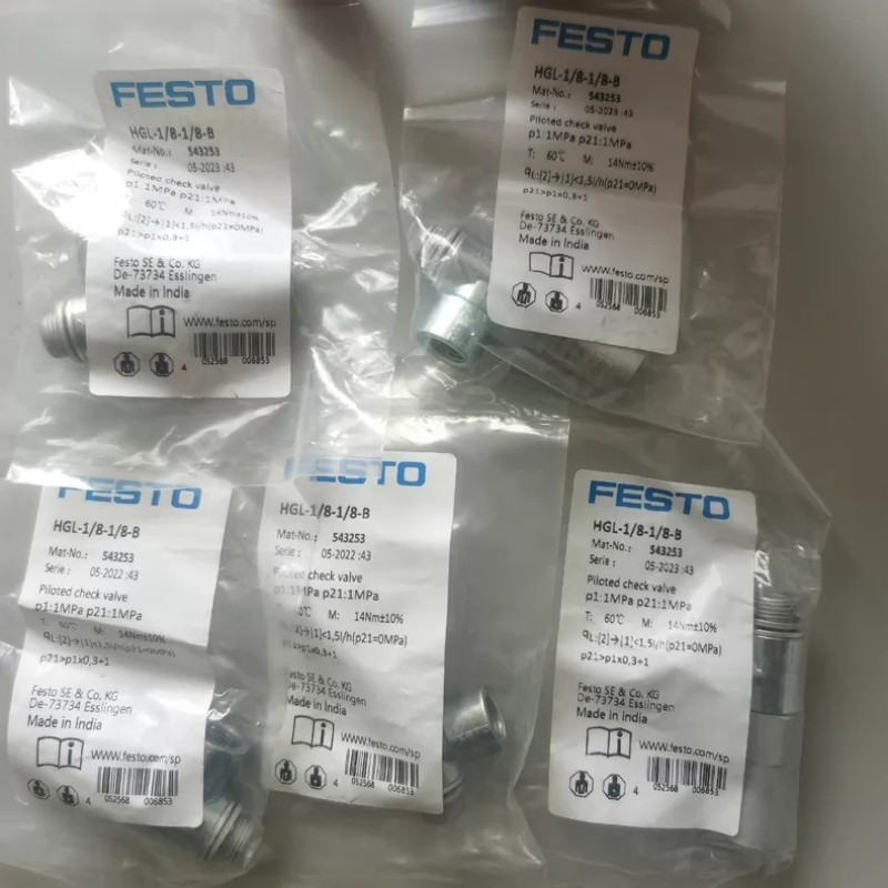 1PCS New Festo throttle valve HGL-1/8-1/8-B 543253 Fast Ship HGL-1/8-1/8-B543253
