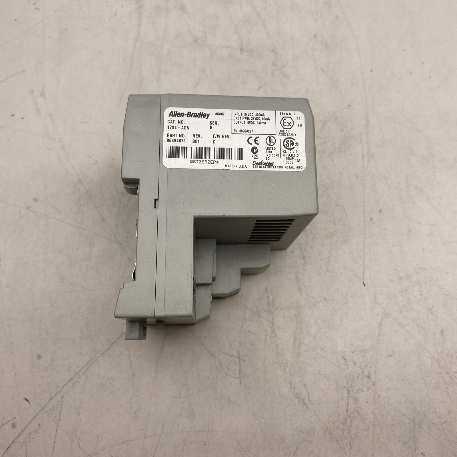 Allen Bradley 1794-ADN/B Flex I/O Adapter – Free Shipping
