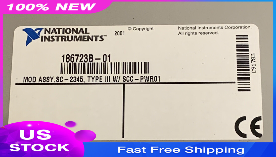 *New* National Instruments SC-2345 Signal Conditioning SCC Enclosure & SCC-P