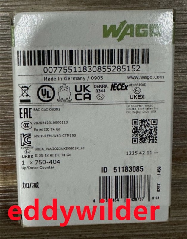 New In Box WAGO 750-404 P LC Module 750-404