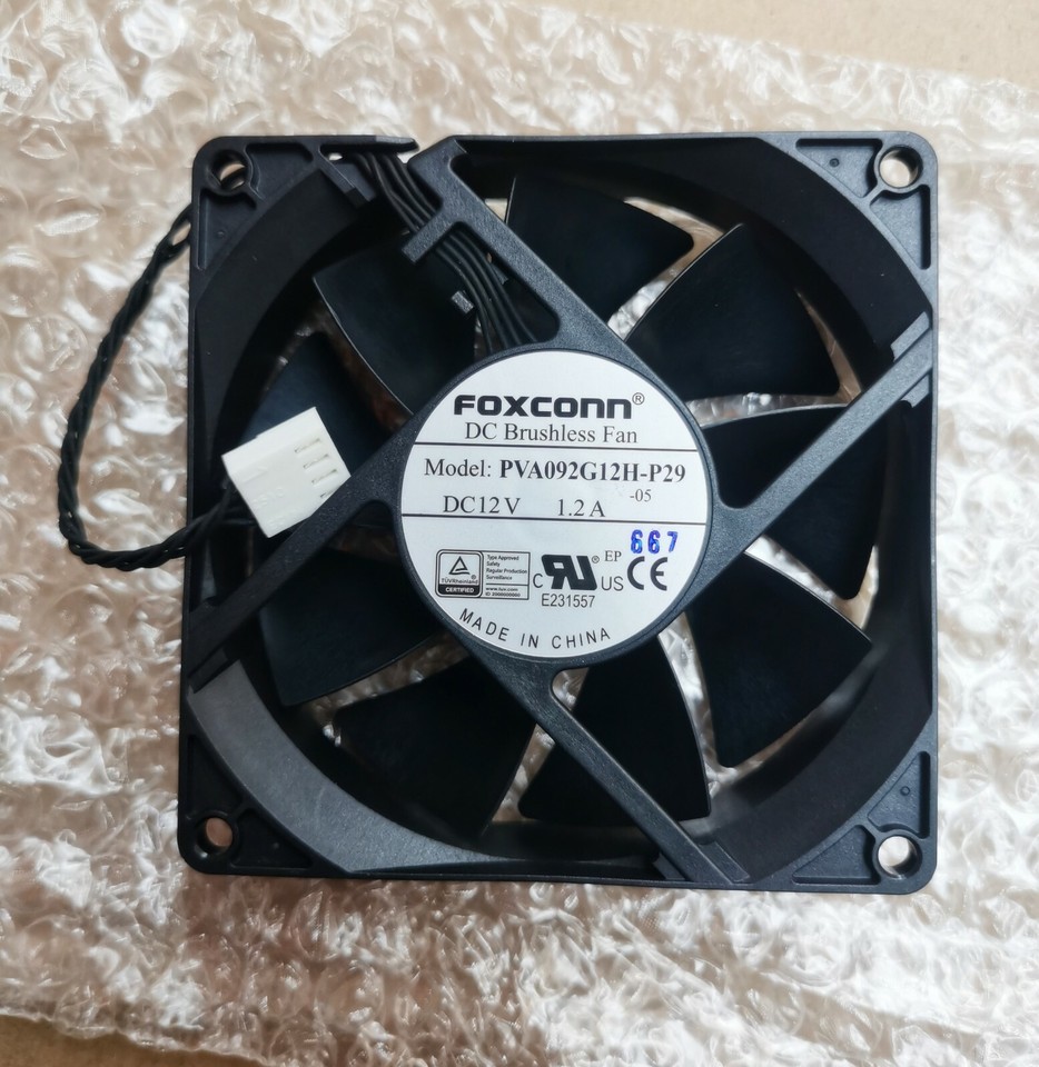 1PC Brand NEW FOXCONN PVA092G12H-P29 Cooling Fan 12V 1.2A 4Pin 909025MM New