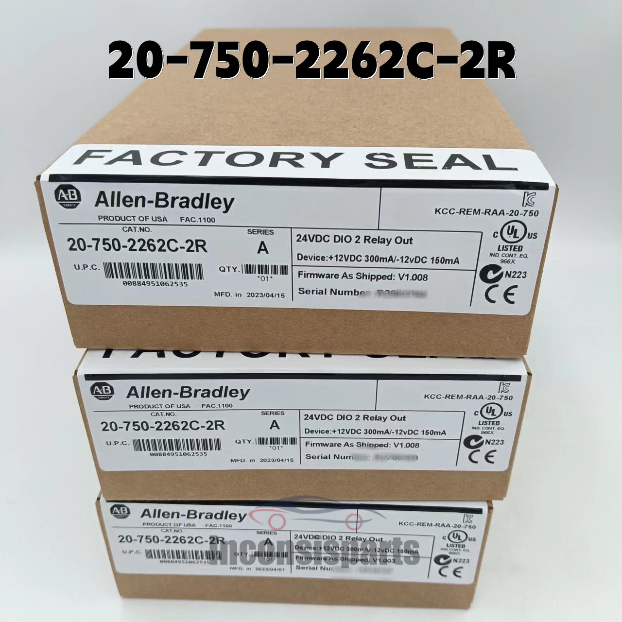 2023 New Allen-Bradley 20-750-2262C-2R PowerFlex 750 24V DC IO Option module AB