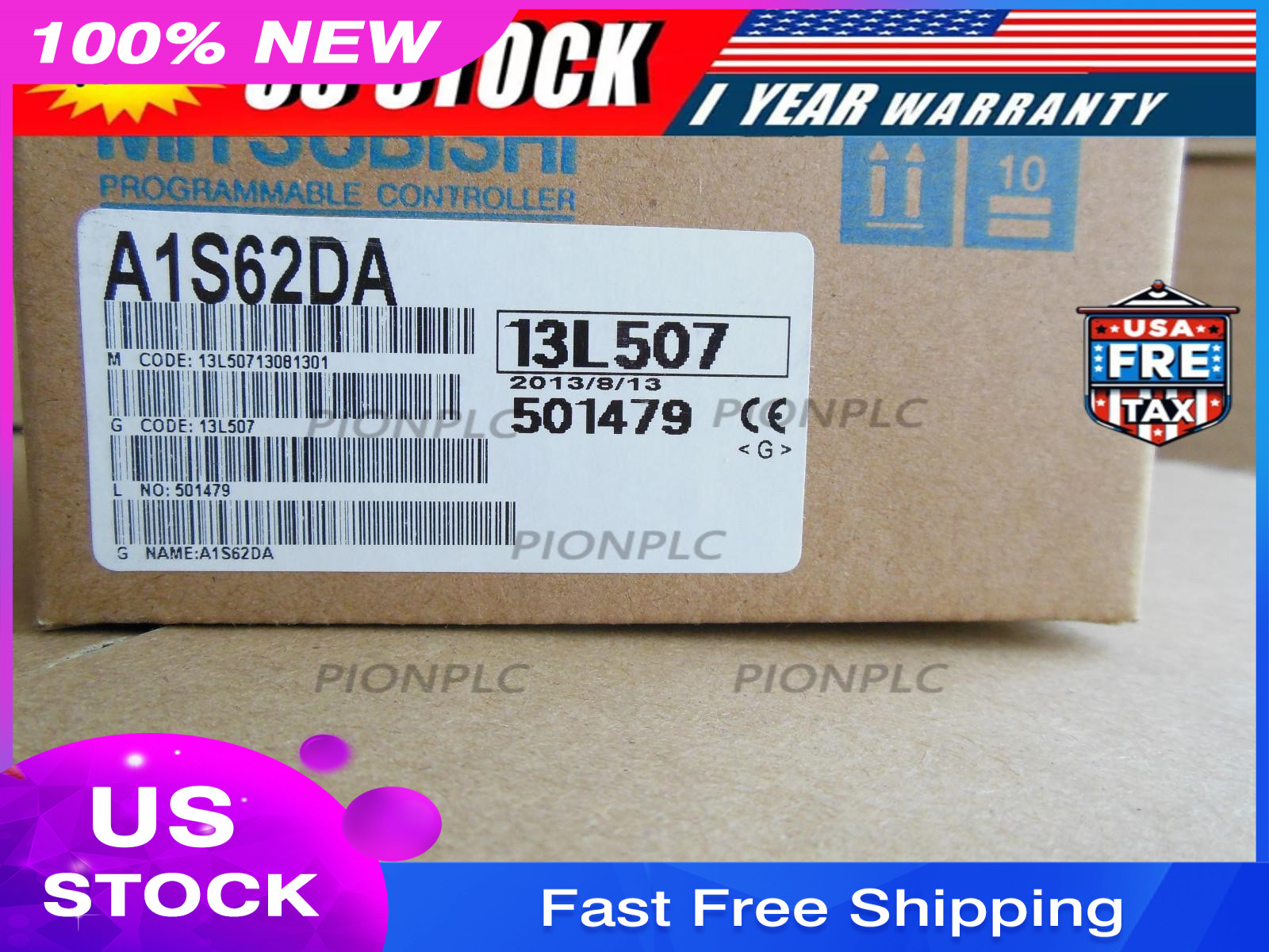 MITSUBISHI PLC A1S62DA NEW FREE EXPEDITED SHIPPING