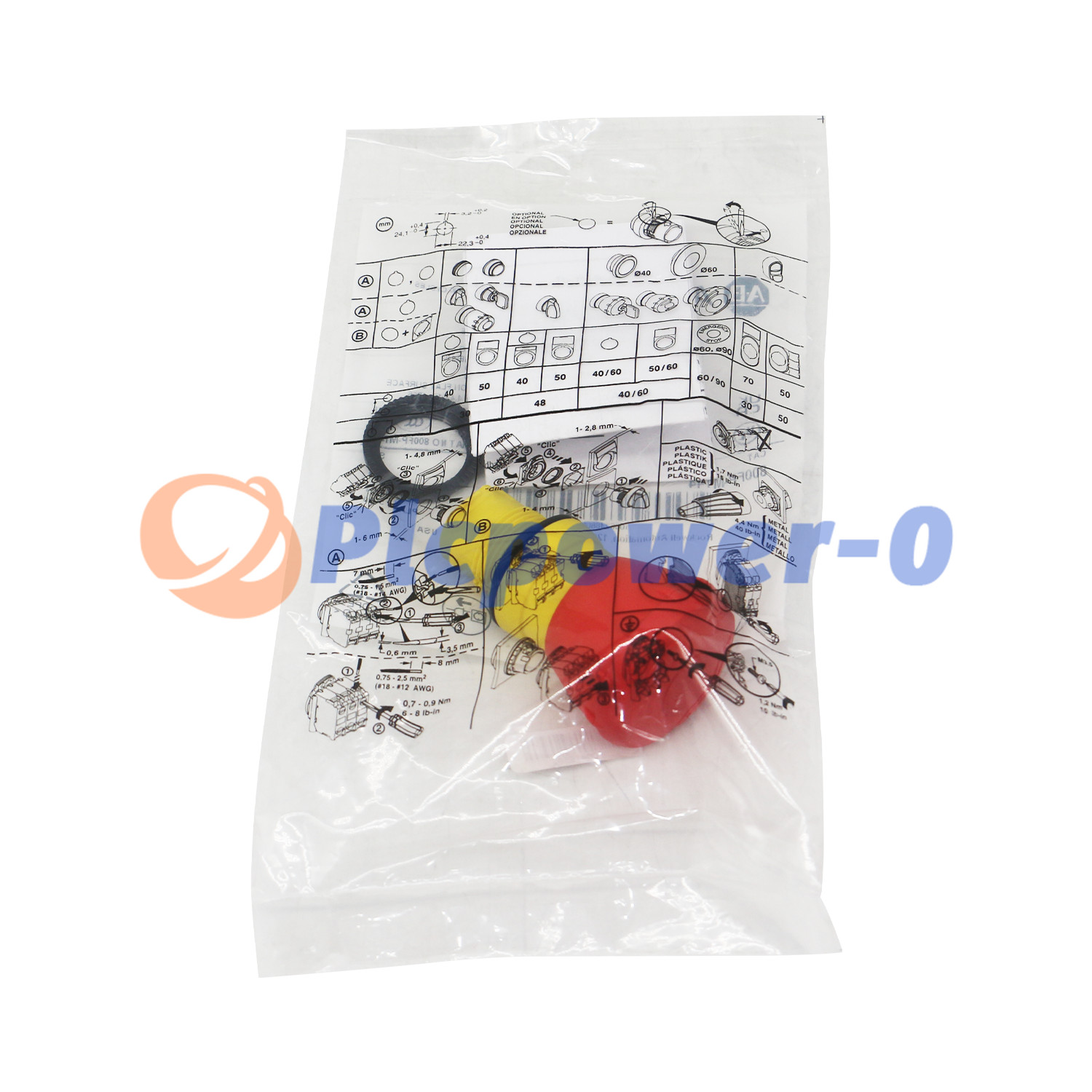 10PCS 800FP-MT44 Allen Bradley 22mm Twist To Release E-Stop 800F PB