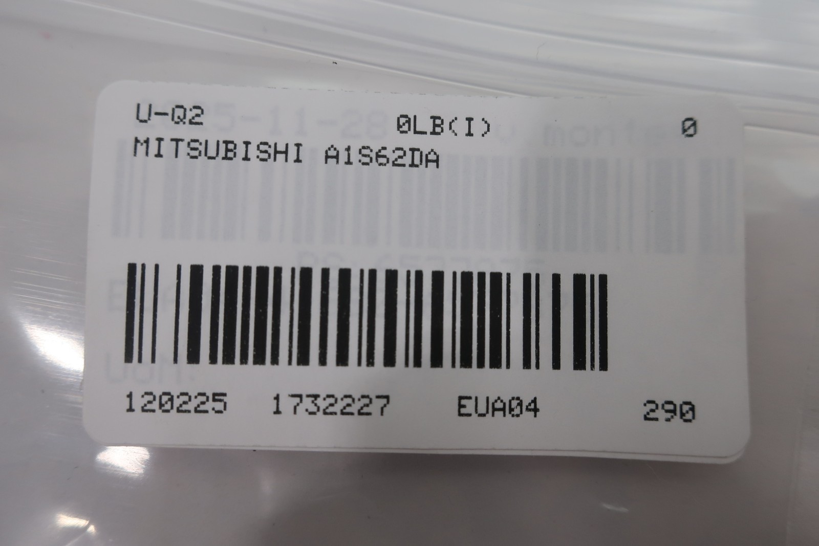Mitsubishi A1S62DA Convertor Unit Programmable Module