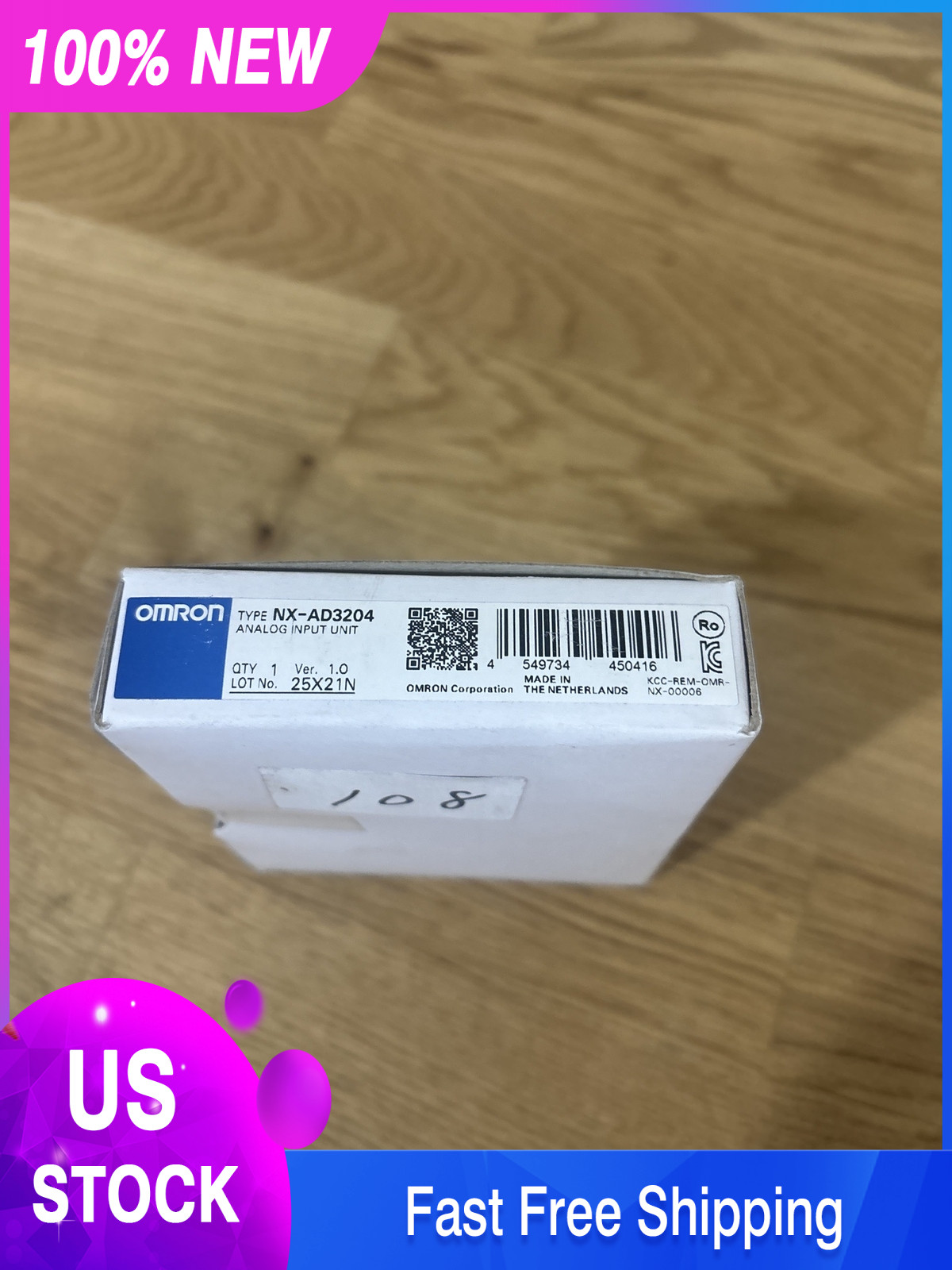 NEW Omron NX-AD3204 PLC Input Module Analog NXAD3204 New In Box