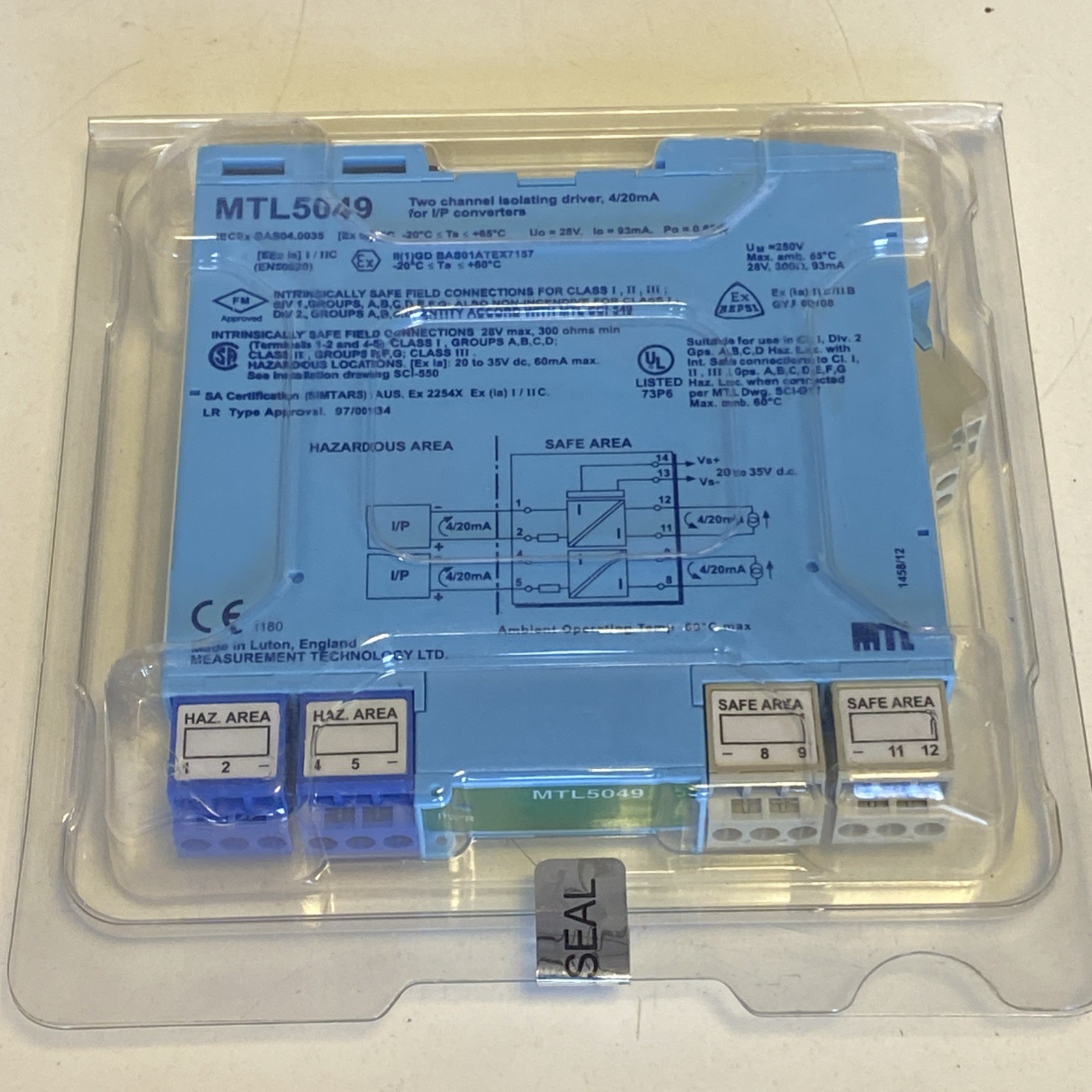 MTL 5049 Dual Channel Isolator Driver by Eaton (MTL Instruments)