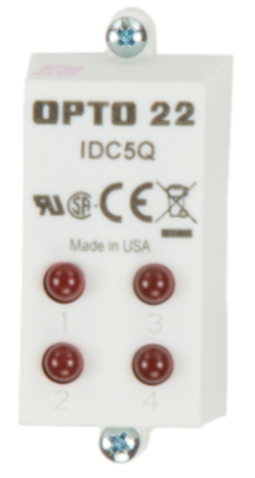 Opto 22 IDC5Q Quad Pak 4-Channel AC/DC Input, 12 to 32 VAC/10 to 32 VDC